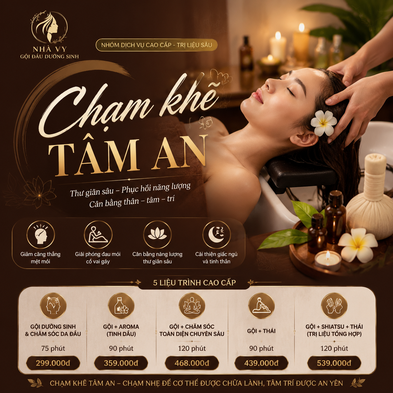 Chạm Khẽ Tâm An – THƯ GIÃN SÂU, PHỤC HỒI NĂNG LƯỢNG